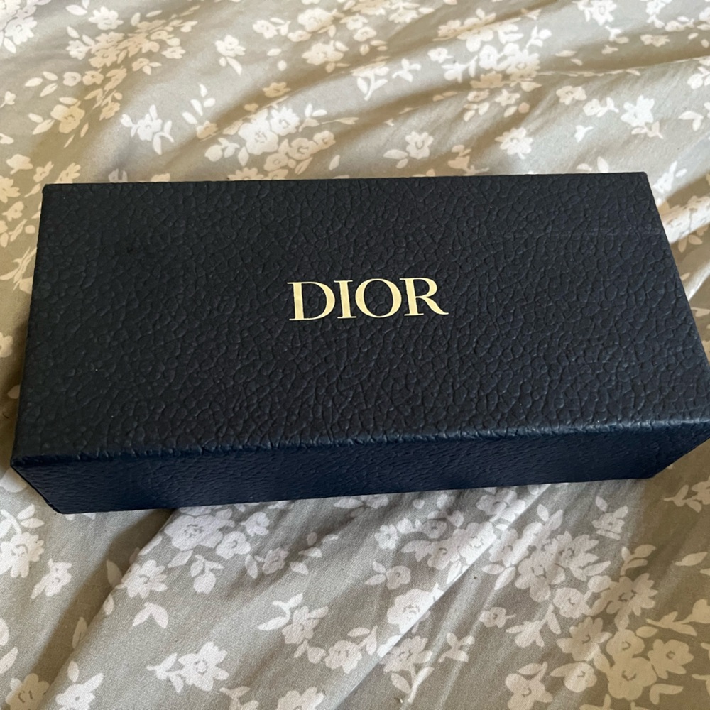 Dior Navy Textured Sunglasses Box